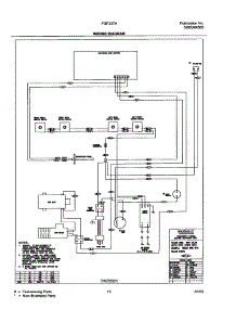13 - Wiring Diagram parts for Frigidaire Range FGF337ABD from AppliancePartsPros.com