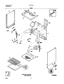 07 - Body parts for Frigidaire Range FGF316AQB from AppliancePartsPros.com
