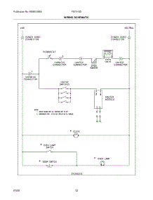 12 - Wiring Diagram parts for Frigidaire Range FGF316DQG from AppliancePartsPros.com