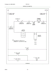 12 - Wiring Schematic parts for Frigidaire Range FGF316DQB from AppliancePartsPros.com