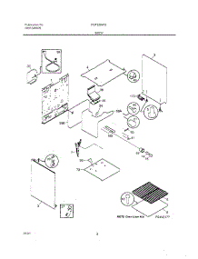 07 - Body parts for Frigidaire Range FGF326WGSG from AppliancePartsPros.com