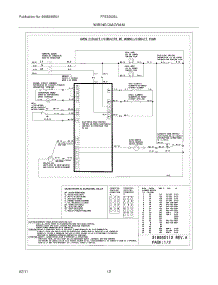 10 - Wiring Diagram parts for Frigidaire Range FFES3025LBB from AppliancePartsPros.com