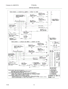 12 - Wiring Diagram parts for Frigidaire Range FFGS3025LWB from AppliancePartsPros.com
