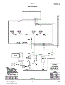 13 - Wiring Diagram parts for Frigidaire Range FGF337AWF from AppliancePartsPros.com