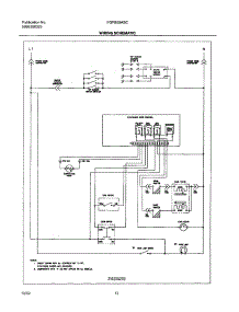 12 - Wiring Schematic parts for Frigidaire Range FGFB55ASC from AppliancePartsPros.com