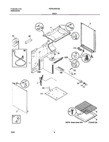 07 - Body parts for Frigidaire Range FGFB33WHSA from AppliancePartsPros.com