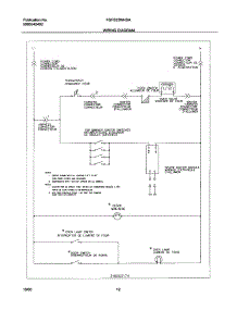 12 - Wiring Diagram parts for Frigidaire Range FGFB33WHSA from AppliancePartsPros.com