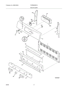 03 - Backguard parts for Frigidaire Range FGFBMZ96FCA from AppliancePartsPros.com