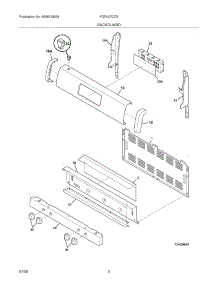 03 - Backguard parts for Frigidaire Range FGFL67DCN from AppliancePartsPros.com