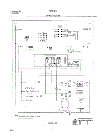 12 - Wiring Diagram parts for Frigidaire Range FGF354BGDF from AppliancePartsPros.com