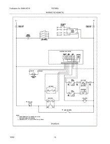 12 - Wiring Schematic parts for Frigidaire Range FGF355AUH from AppliancePartsPros.com