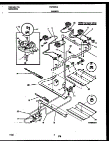 03 - Burner, Manifold And Gas Control parts for Frigidaire Range FGF353CASA from AppliancePartsPros.com