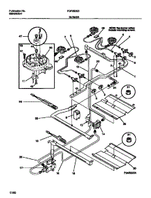 03 - Burner parts for Frigidaire Range FGF352SBWA from AppliancePartsPros.com