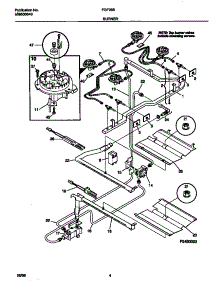 03 - Burner parts for Frigidaire Range FGF355CGBA from AppliancePartsPros.com