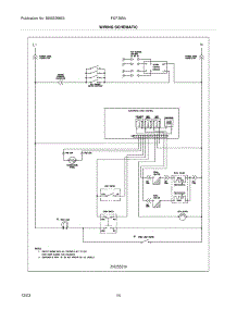 12 - Wiring Schematic parts for Frigidaire Range FGF355AUE from AppliancePartsPros.com