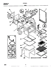 04 - Body parts for Frigidaire Range FGF353CATC from AppliancePartsPros.com