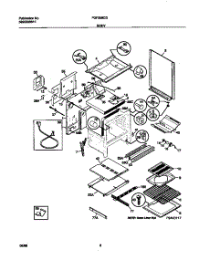 04 - Body parts for Frigidaire Range FGF358CGSA from AppliancePartsPros.com