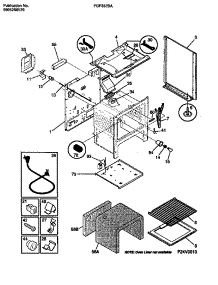 04 - Body parts for Frigidaire Range FGF333BAWB from AppliancePartsPros.com