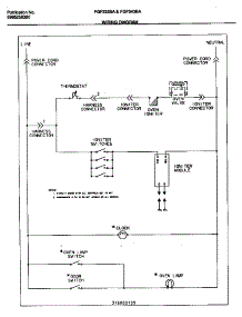 08 - Wiring Diagram parts for Frigidaire Range FGF333SAWB from AppliancePartsPros.com