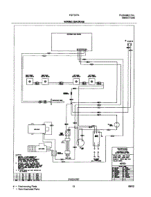 13 - Wiring Diagram parts for Frigidaire Range FGF337ASB from AppliancePartsPros.com