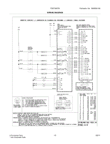 11 - Wiring Diagram parts for Frigidaire Range FGEF306TMBA from AppliancePartsPros.com
