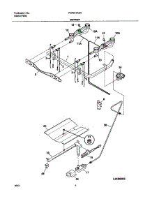 05 - Burner parts for Frigidaire Range FGF312ASA from AppliancePartsPros.com