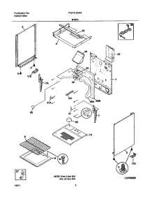 07 - Body parts for Frigidaire Range FGF312ASA from AppliancePartsPros.com