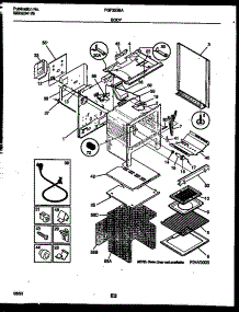 04 - Body Parts parts for Frigidaire Range FGF353BADA from AppliancePartsPros.com