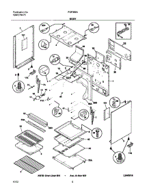 07 - Body parts for Frigidaire Range FGF355AWC from AppliancePartsPros.com