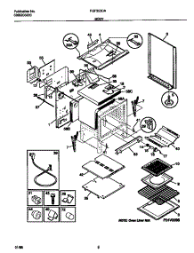 04 - Body parts for Frigidaire Range FGF353CASH from AppliancePartsPros.com
