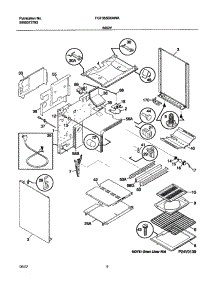 07 - Body parts for Frigidaire Range FGF355BXAWA from AppliancePartsPros.com