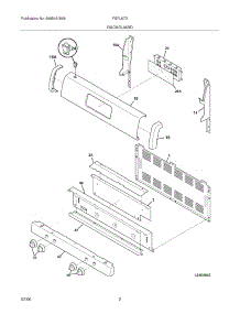03 - Backguard parts for Frigidaire Range FGFL67DSG from AppliancePartsPros.com