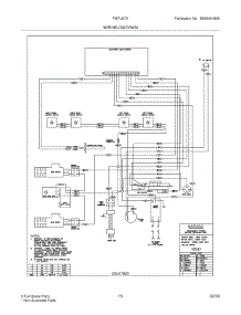 15 - Wiring Diagram parts for Frigidaire Range FGFL67DQG from AppliancePartsPros.com