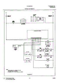 13 - Wiring Schematic parts for Frigidaire Range FGFL88ASB from AppliancePartsPros.com