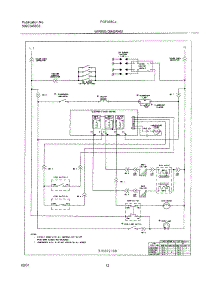 12 - Wiring Diagram parts for Frigidaire Range FGF368CJBA from AppliancePartsPros.com