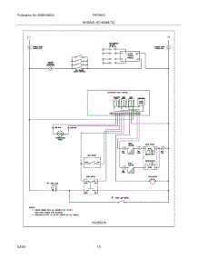 12 - Wiring Schematic parts for Frigidaire Range FGF366CBE from AppliancePartsPros.com