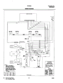 13 - Wiring Diagram parts for Frigidaire Range FGF366CSB from AppliancePartsPros.com