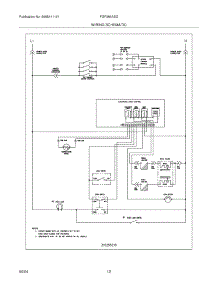 12 - Wiring Schematic parts for Frigidaire Range FGF366ASD from AppliancePartsPros.com