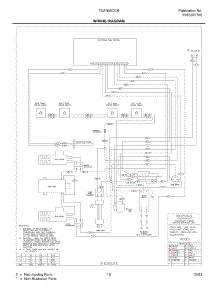 13 - Wiring Diagram parts for Frigidaire Range FGF366CCB from AppliancePartsPros.com