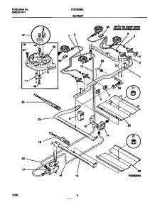 03 - Burner parts for Frigidaire Range FGF353BADB from AppliancePartsPros.com