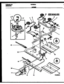 03 - Burner, Manifold And Gas Control parts for Frigidaire Range FGF353CATA from AppliancePartsPros.com