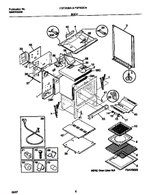 04 - Body parts for Frigidaire Range FGF353CASG from AppliancePartsPros.com