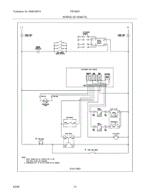14 - Wiring Schematic parts for Frigidaire Range FGF366DSD from AppliancePartsPros.com