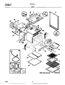 04 - Body parts for Frigidaire Range FGF374CCTE from AppliancePartsPros.com