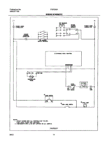 14 - Wiring Schematic parts for Frigidaire Range FGF326AUB from AppliancePartsPros.com