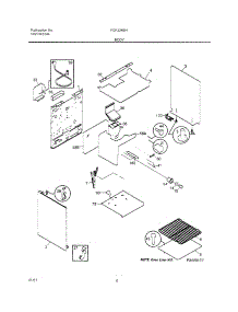 07 - Body parts for Frigidaire Range FGF324BHDB from AppliancePartsPros.com