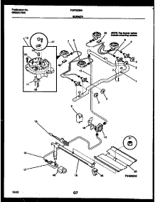 03 - Burner, Manifold And Gas Control parts for Frigidaire Range FGF333BADA from AppliancePartsPros.com