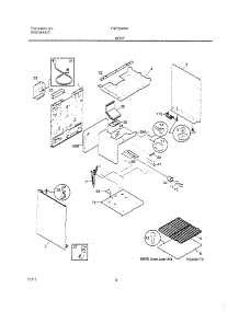 07 - Body parts for Frigidaire Range FGF324WHSB from AppliancePartsPros.com