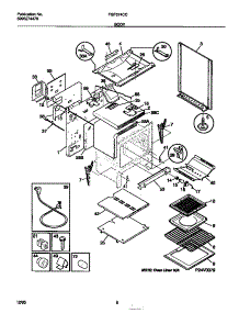 04 - Body parts for Frigidaire Range FGF374CCTB from AppliancePartsPros.com
