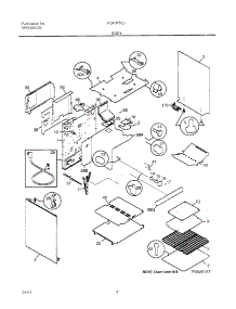 07 - Body parts for Frigidaire Range FGF376CJTB from AppliancePartsPros.com